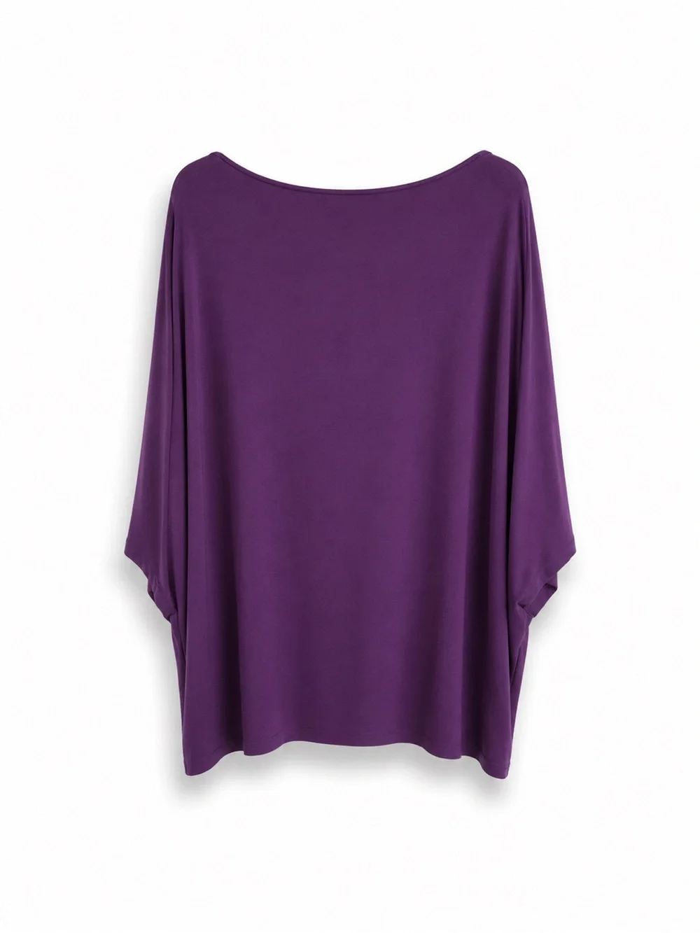 EILEEN FISHER PURPLE OVERSIZED RESORTWEAR COASTAL LOUNGEWEAR TOP SZ L - Picture 3 of 3
